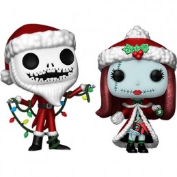 Figuren Funko Pop Diamond The Nightmare Before Christmas Santa Jack und Christmas Sally 2-Pack Limitierte Auflage Genf Shop S...