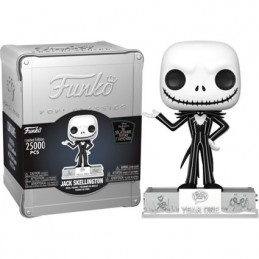 Figuren Funko Pop Jack Skellington mit Pin und Münze Alluminium Box Limitierte Genf Shop Schweiz