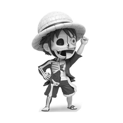 Figurine Mighty Jaxx One Piece Edition Monkey D. Luffy Freeny's Hidden Dissectibles par Jason Freeny Chase Edition Limitée Bo...