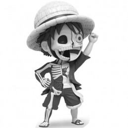 Figurine Mighty Jaxx One Piece Edition Monkey D. Luffy Freeny's Hidden Dissectibles par Jason Freeny Chase Edition Limitée Bo...