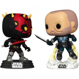 Figurine Funko Pop Star Wars la Guerre des Clones Darth Maul contre Pre Vizsla 2-Pack Edition Limitée Boutique Geneve Suisse