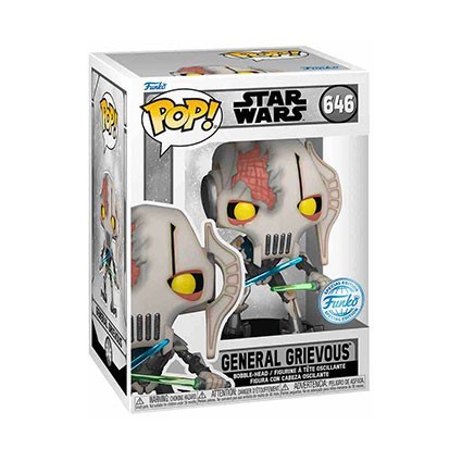 Figur Funko Pop Star Wars Battlefront II Grievous Battle Damaged Limited Edition Geneva Store Switzerland