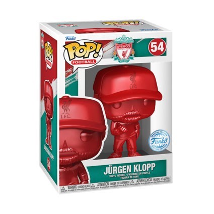 Figuren Funko Pop Metallisch Sports Football Soccer Jurgen Klopp in Red Liverpool Limitierte Auflage Genf Shop Schweiz