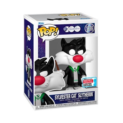 Figur Funko Pop NYCC 2023 Looney Tunes x Harry Potter Sylvester Cat Slytherin Limited Edition Geneva Store Switzerland