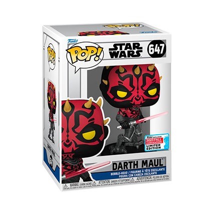 Figurine Funko Pop NYCC 2023 Star Wars Dark Maul avec des Jambes Cybernétiques Edition Limitée Boutique Geneve Suisse