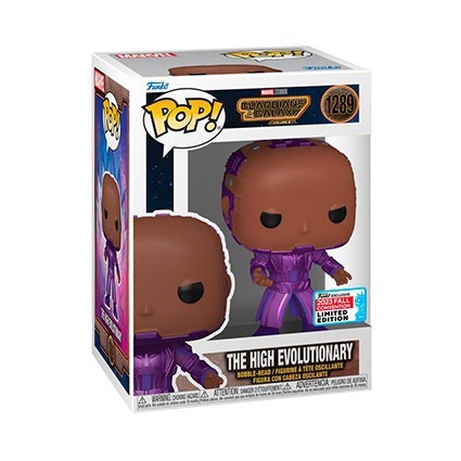 Figur Funko Pop NYCC 2023 Metallic Guardians of the Galaxy 3 High Evolutionary Limited Edition Geneva Store Switzerland