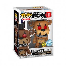 Figuren Funko Pop Phosphoreszierend und T-Shirt Five Nights at Freddy's Nightmare Freddy Limitirete Auflage Genf Shop Schweiz