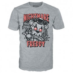 Figuren Funko Pop Phosphoreszierend und T-Shirt Five Nights at Freddy's Nightmare Freddy Limitirete Auflage Genf Shop Schweiz