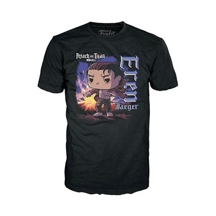 Figur Funko T-Shirt Attack on Titan Eren Jaeger Limited Edition Geneva Store Switzerland