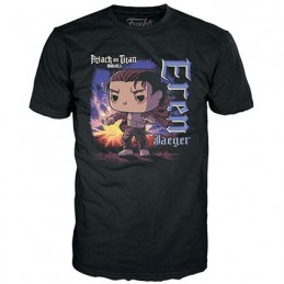 Figurine Funko T-Shirt L'Attaque des Titans Eren Jäger Edition Limitée Boutique Geneve Suisse