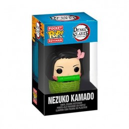 Figurine Funko Pop Pocket Porte-clés Demon Slayer Nezuko Kamado dans Panier Boutique Geneve Suisse