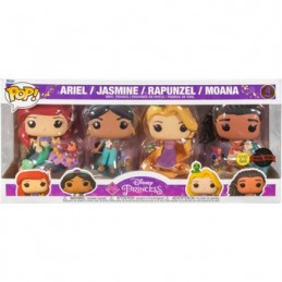 Figurine Funko Pop Ultimate Princess Ariel Jasmine Raiponce Moana 4-Pack Edition Limitée Boutique Geneve Suisse