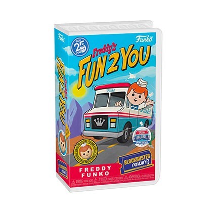 Figur Funko REWIND Fun on the Run Freddy Funko Black and White 25th Anniversary Chase Limited Edition Geneva Store Switzerland