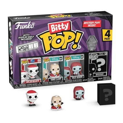 Figurine Funko Pop Bitty L´étrange Noël de Mr. Jack Santa Jack 4-Pack Boutique Geneve Suisse