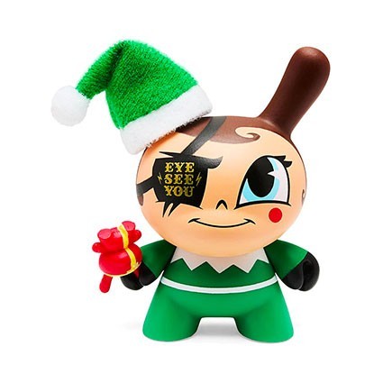 Figur Kidrobot Dunny 3 inch Holiday 2023 Go Elf Yourself Nice Edition Geneva Store Switzerland