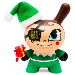 Figur Kidrobot Dunny 3 inch Holiday 2023 Go Elf Yourself Nice Edition Geneva Store Switzerland