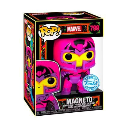 Figur Funko Pop Marvel Blacklight Magneto Limited Edition Geneva Store Switzerland