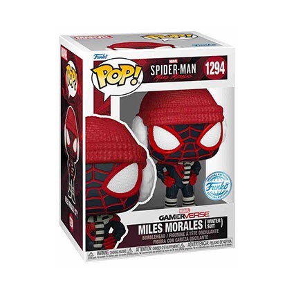 Figuren Funko Pop Marvel Spider-Man Miles Morales Winter Suit Limitierte Auflage Genf Shop Schweiz