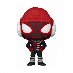 Figurine Funko Pop Marvel Spider-Man Miles Morales Winter Suit Edition Limitée Boutique Geneve Suisse