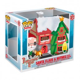 Figur Funko Pop Town Holiday with Light Santa's House with Santa and Nutmeg Geneva Store Switzerland