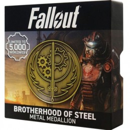 Figurine FaNaTtiK Fallout Médaillon Brotherhood of Steel Edition Limitée Boutique Geneve Suisse