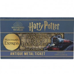 Figurine FaNaTtiK Harry Potter réplique Hogwarts Train Ticket Edition Limitée Boutique Geneve Suisse