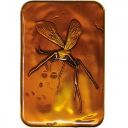 Figurine FaNaTtiK Jurassic Park Lingot de Collection Mosquito in Amber Edition Limitée Boutique Geneve Suisse