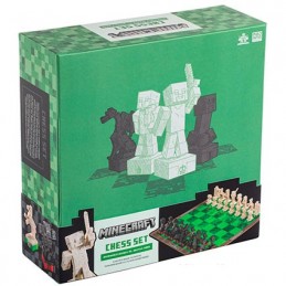 Figur Noble Collection Minecraft Chess Set Overworld Heroes vs. Hostile Mobs Geneva Store Switzerland