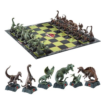 Figur Noble Collection Jurassic Park Chess Set Dinosaurs Geneva Store Switzerland