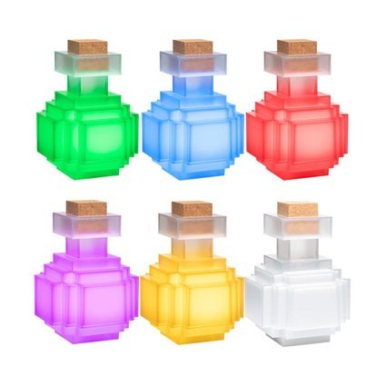 Figurine Noble Collection Minecraft réplique Illuminating Potion Bottle Boutique Geneve Suisse