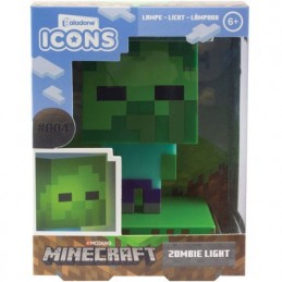 Figur Paladone Minecraft 3D Icon Light Zombie Geneva Store Switzerland