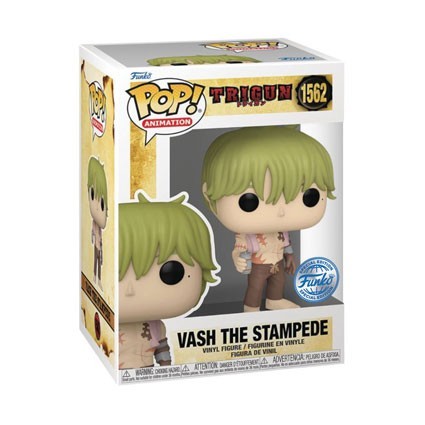 Figurine Funko Pop Trigun Vash the Stampede Shirtless Edition Limitée Boutique Geneve Suisse