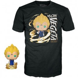 Figurine Funko Pop et T-shirt Phosphorescent Dragonball Z Majin Vegeta Edition Limitée Boutique Geneve Suisse