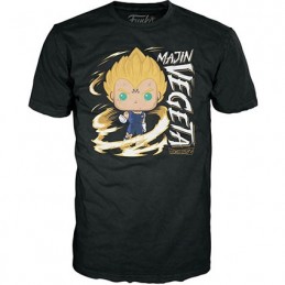 Figurine Funko Pop et T-shirt Phosphorescent Dragonball Z Majin Vegeta Edition Limitée Boutique Geneve Suisse