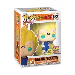 Figurine Funko Pop et T-shirt Phosphorescent Dragonball Z Majin Vegeta Edition Limitée Boutique Geneve Suisse