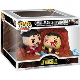 Figur Funko Pop Movie Moments Invincible TV Omni-Man and Invincible Think Mark Limited Edition Geneva Store Switzerland