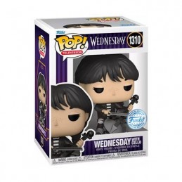 Figur Funko Pop TV Wednesday Addams with Cello Limited Edition Geneva Store Switzerland