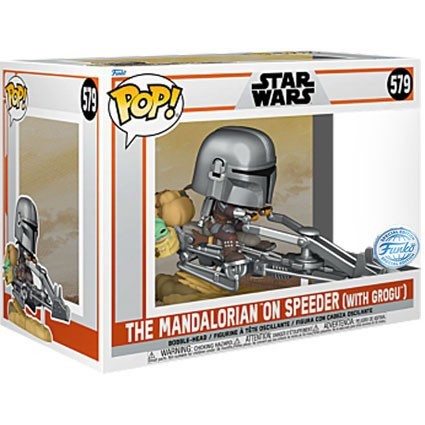 Figuren Funko Pop Star Wars The Mandalorian auf Speeder mit Grogu Limitierte Auflage Genf Shop Schweiz