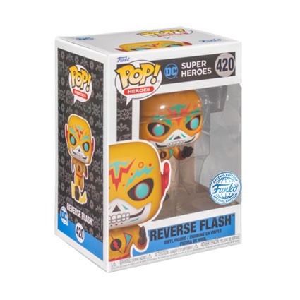 Figur Funko Pop Reverse Flash Dia De Los Muertos Limited Edition Geneva Store Switzerland