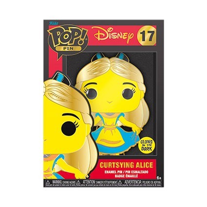 Figur Funko Pop Pin Glow in the Dark Disney Alice Geneva Store Switzerland