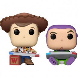 Figurine Funko Pop EEC 2024 Toy Story Woody et Buzz Lightyear Gaming 2-Pack Edition Limitée Boutique Geneve Suisse