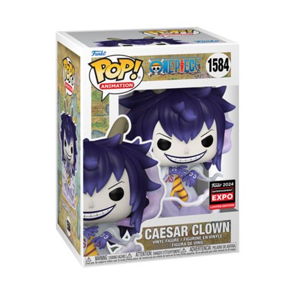 Figurine Funko Pop EEC 2024 One Piece Ceasar Clown Edition Limitée Boutique Geneve Suisse