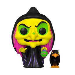 Figur Funko Pop Blacklight Snow White 1937 Disguised Evil Queen with Raven Limited Edition Geneva Store Switzerland