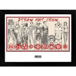 Figur GB eye One Piece Framed Print Straw Hat Crew Geneva Store Switzerland