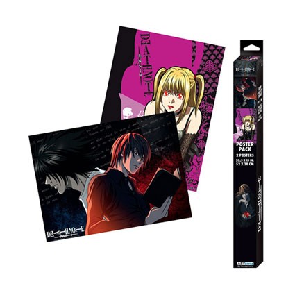 Figurine Abystyle Death Note Set 2 Chibi Posters L vs Light et Misa Boutique Geneve Suisse