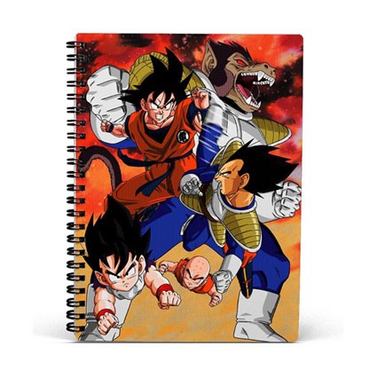 Figurine SD Toys Dragon Ball Z Cahier effet 3D Goku vs Vegeta Boutique Geneve Suisse