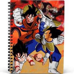 Figurine SD Toys Dragon Ball Z Cahier effet 3D Goku vs Vegeta Boutique Geneve Suisse