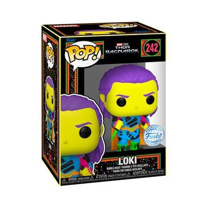 Figur Funko Pop Marvel Thor 3 Ragnarok Loki Blacklight Limited Edition Geneva Store Switzerland