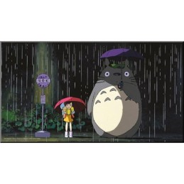 Figur Semic - Studio Ghibli Totoro Bus Stop Wood Panel Geneva Store Switzerland