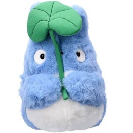 Figur Semic - Studio Ghibli My Neighbor Totoro Nakayoshi Plush Medium Totoro with Leaf Geneva Store Switzerland